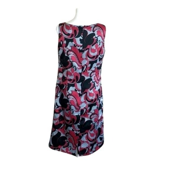 Ann Taylor Sleeveless Sheath Floral Print Career Dress Womens Size 6 - Picture 4 of 8